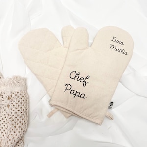 Personalized Dad Oven Mitt - Dad Gift, Father&#39;s Day, Dad Birthday Gift, Personalized Dad Oven Mitt