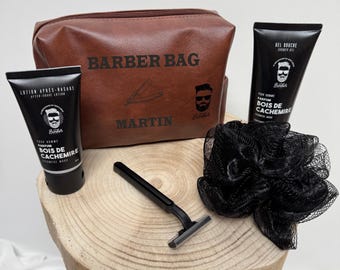 Personalized men's care box - men's beard care kit, personalized men's care kit, personalized men's gift, Valentine's Day gift