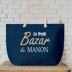 Grand sac cabas à personnaliser Mamie, maman, Anniversaire mamie, maman, fête des grands mères, mère, cadeau personnalisé maîtresse