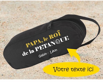 Personalized pétanque bag - Father's Day gift - Father's Day - Dad's birthday - Personalized gift for dad - Gift idea for dad