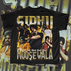 Sidhu Moosewala Vintage T-shirt, Sidhu Moosewala shirt, Punjabi shirt, Indian shirt, Desi clothing, Bollywood Apparal, Desi gift