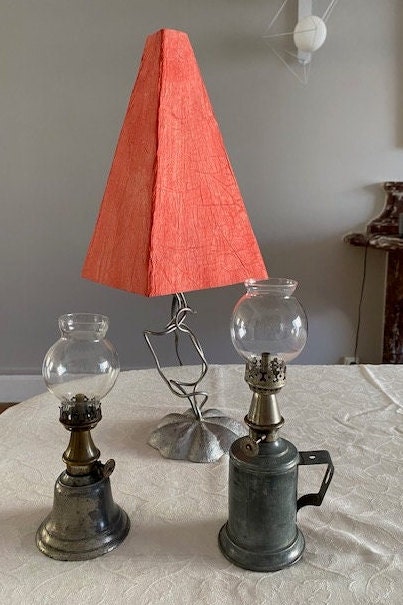 Lampe à Essence Ancienne – La Semblable – XIXe – Métal – Pétrole