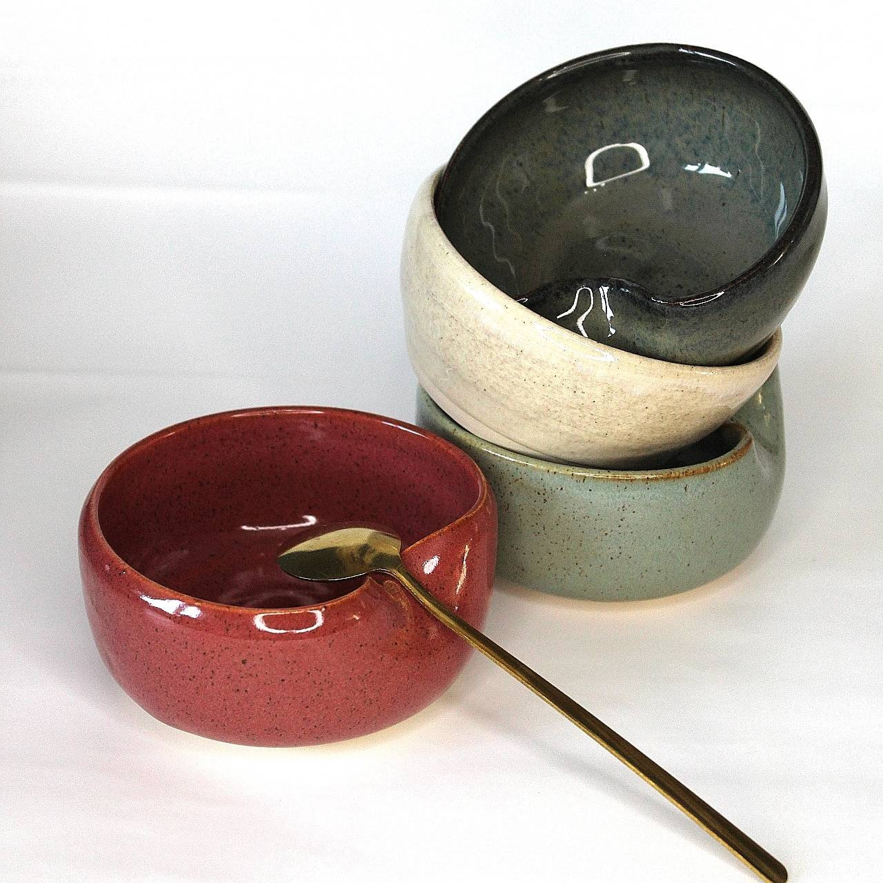 Handmade Ceramic Tea Bag Dish With Spoon Tea Bag Pot Salt Etsy UK