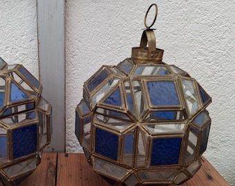Candle lamps lanterns chandeliers stained leaded glass art lighting ornament sculpture gazing ball fireplace antique Moorish Oriental design
