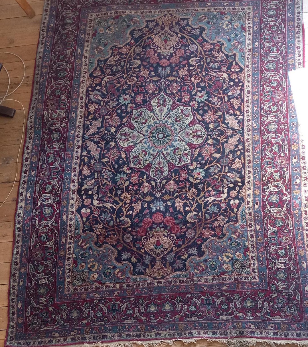 Persian Style Oriental Art Rug Floral Arabesque Garden 7' X 5 ...