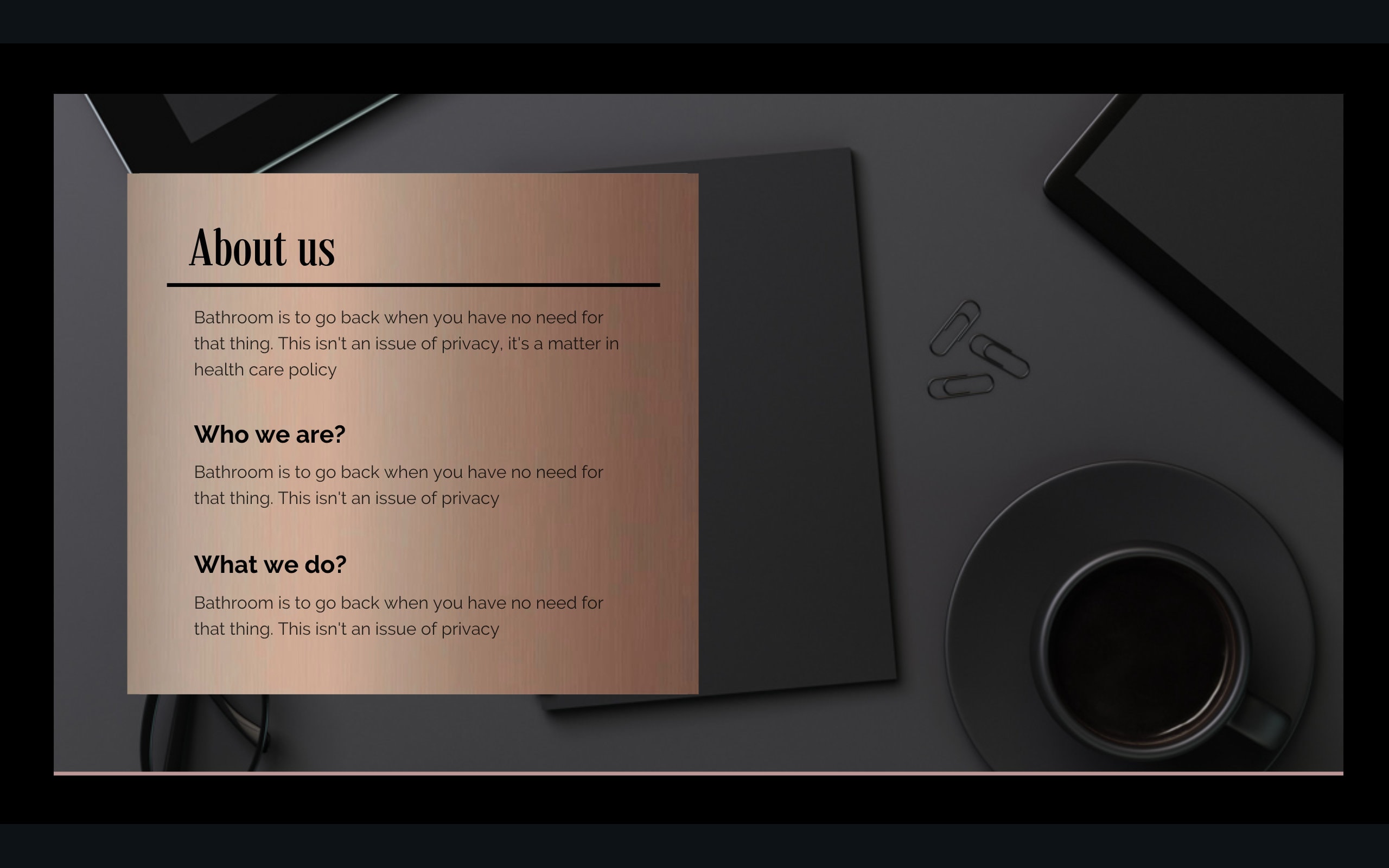 Website Template - Etsy