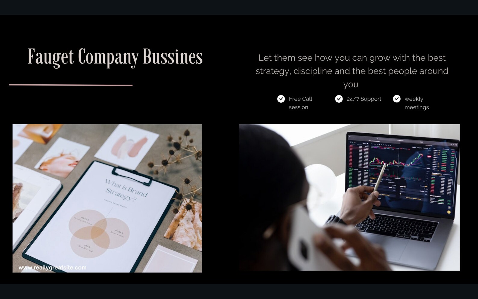 Website Template - Etsy