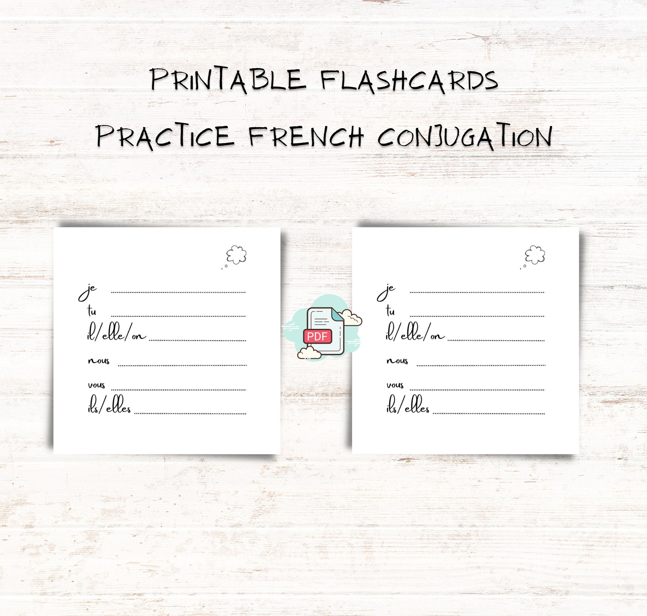 Verb Conjugation - Etsy