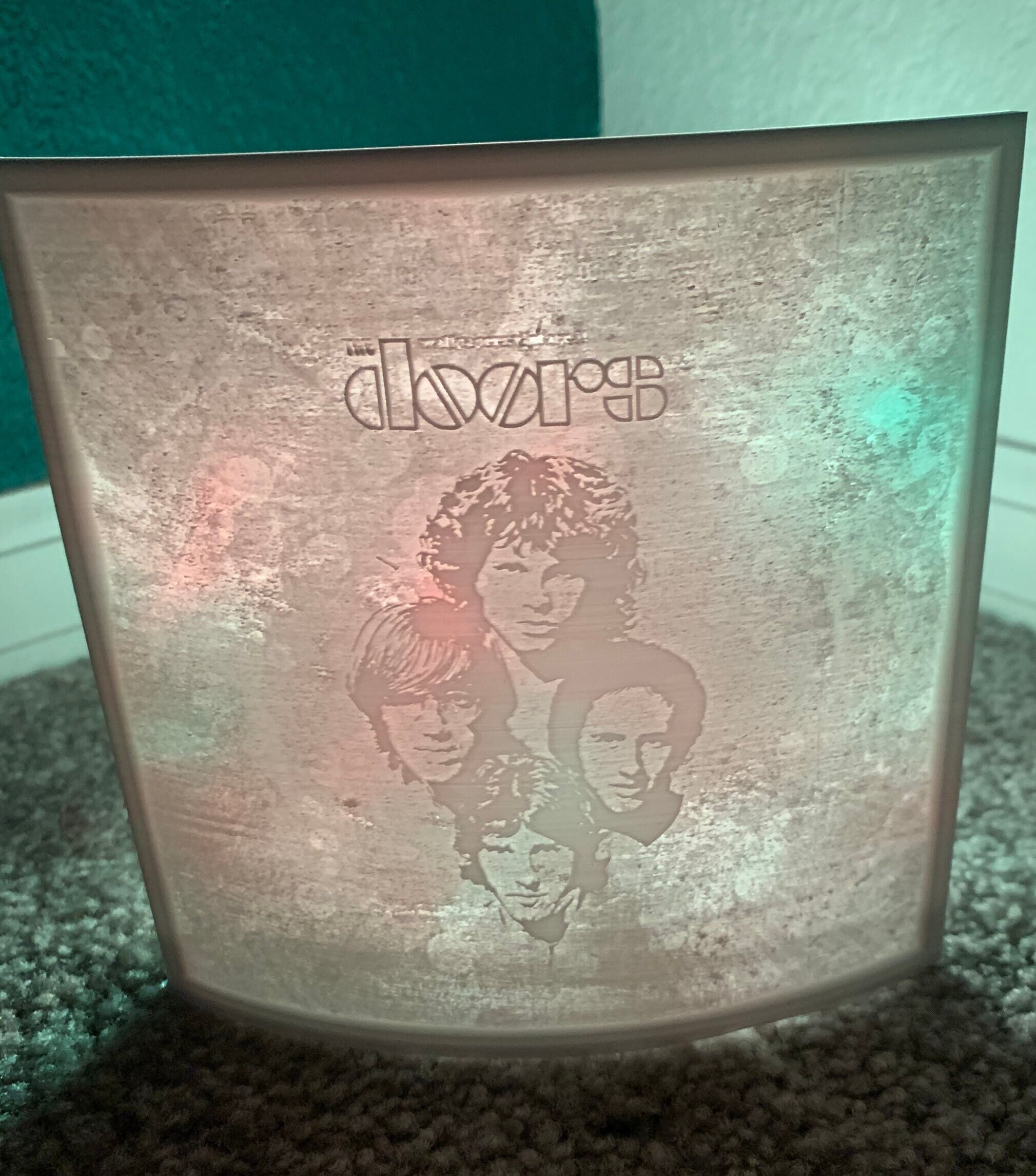 Classic Rock Lithophanes Comes With 17 Color LED and Stand and Remote ...