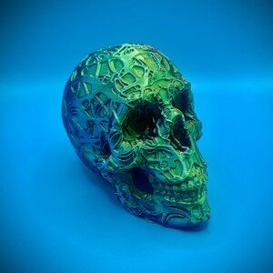 Deluxe Decorative Skulls! Wiele opcji kolorystycznych, wiele kolorów na każdej czaszce! Obejrzyj wideo, aby zobaczyć zmiany kolorów!