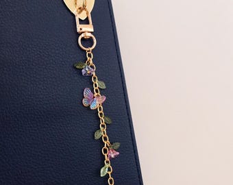 Cadena con dijes Cottagecore para accesorios Kindle personalizados, regalos literarios para lectores electrónicos Kobo, temática primavera-verano