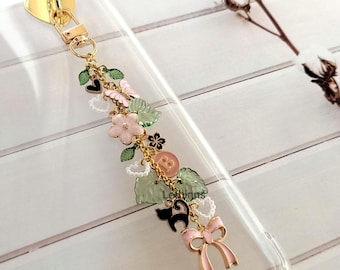 Charm botánico hecho a mano para Kindle / Accesorios florales para lectores electrónicos / Bookish