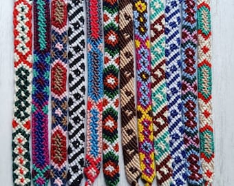 Woven Friendship Bracelets Trendy Summer Boho Colourful String Bracelets Aztec Anklets Allsize Fit Men Women Knoted Friendship Bracelets