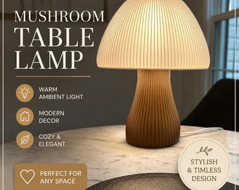 Mushroom Table Lamp