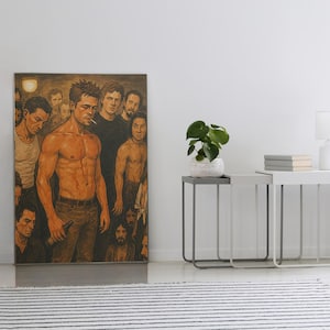 Fight Club - Illustrator - Filmposter - Brad Pitt - Tyler Durden - Edward Norton