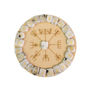 Rainbow Moonstone Elder Futhark Runes with Black Bag ~ Odin Runes ~ Crystal Runes
