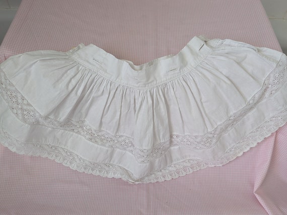 Antique adjustable underskirt - image 1