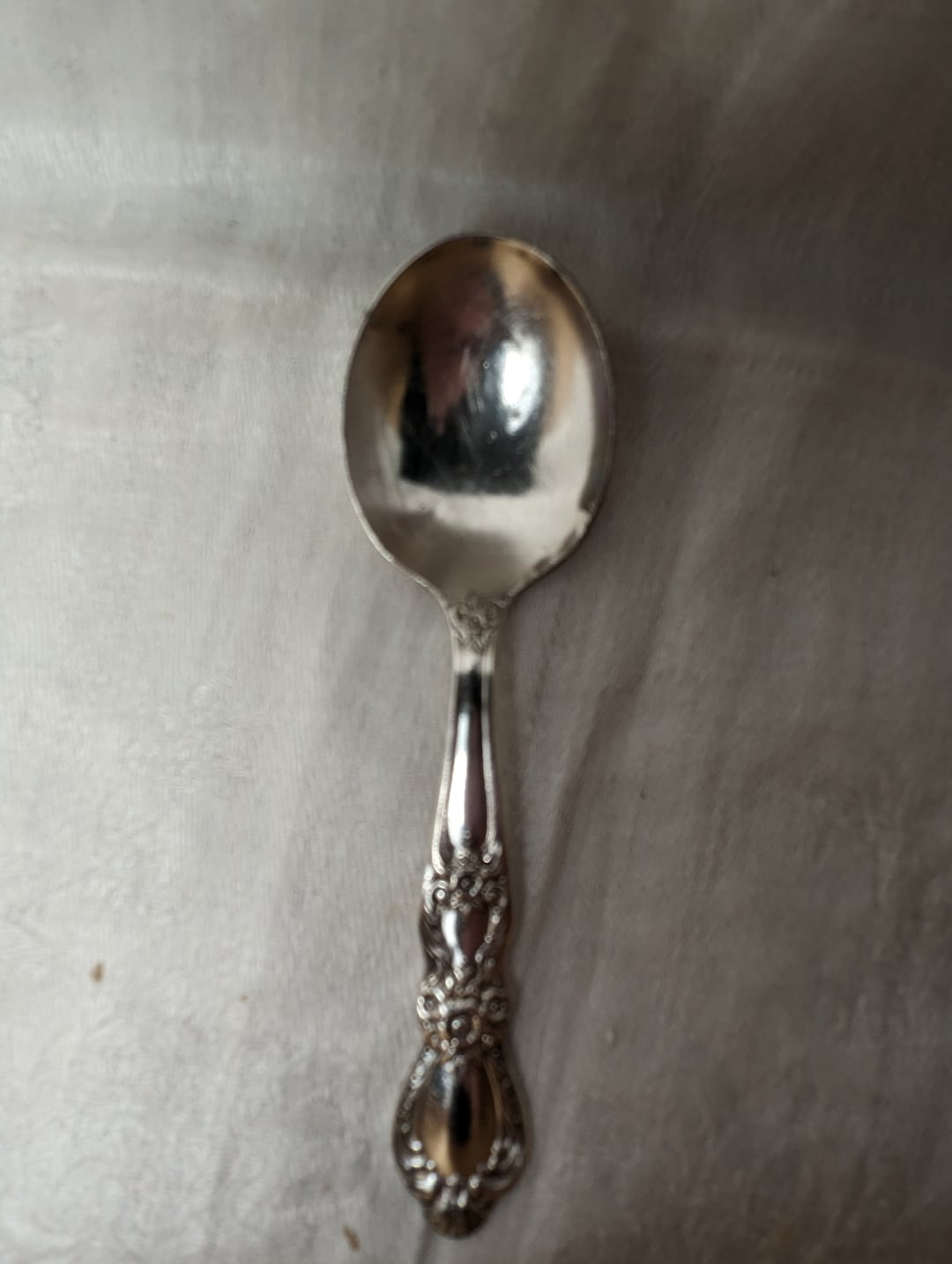 Vintage Baby Spoon Silver Plated Etsy