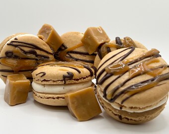 Salted Caramel French Macarons: Homemade Buttercream Center