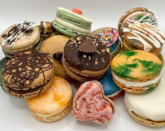 Gourmet Macarons Variety Pack: Choose Your Flavors, Gluten-Free