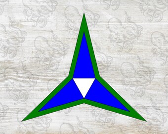 III Corps SSI + Distinguished Unit Insignia + Combat Service Identification Badge, Digital, SVG