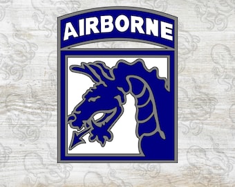 18th Airborne Corps SSI + DUI, Digital, SVG