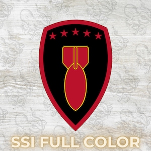 71st Ordnance Group SSI + DUI, digitaal, SVG