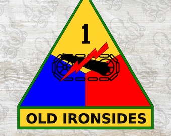 1st Armored Division SSI, Digital, SVG
