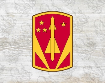 31st Air Defense Artillery Brigade SSI + DUI, Digital, SVG