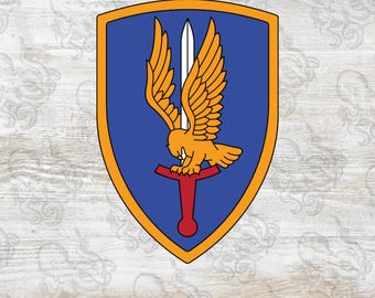 1st Aviation Brigade SSI, Digital, SVG