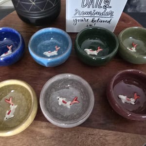 MINI Bowl With Fish, Jewelry Bowl, Treasure Bowl, Adorable Bowl, Fish, Bowl