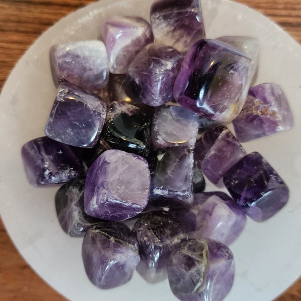 Amethyst Tumbles, Cubes, Mini Cubes, Dream Amethyst, Tumbled Stone, Crystal Life, Crystal Lovers, Crystal Community, Metaphysical, Crystals