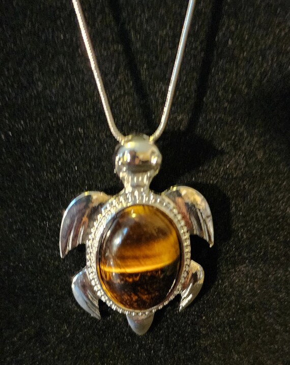 Tigers Eye Turtle Pendants Tigers Eye Turtle Pendants