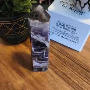 Dream Amethyst Tower, Point, Amethyst, Dream Amethyst, Crystal, Crystals, Metaphysical