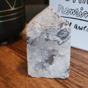Druzy Agate Crystal Tower, Druzy Quartz Crystal, Geode, Crystal, Crystals, Metaphysical