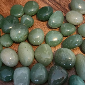 Mini Green Aventurine Tumbles, Tumbled Stone, Green Aventurine, Crystal, Crystals, Metaphysical