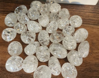 Fire And Ice, Crackle Quartz, Rainbows, Tumbles, Small Tumbles, Crystal Community, Crystal Lovers, Crystal Life, Crackle,  Quartz Lovers