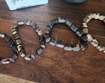 Chocolate Calcite, Bracelet, Beaded Bracelet, Jewelry, Calcite Community, Calcite Lovers, Crystal Community, Crystal Life, Crystal Lovers