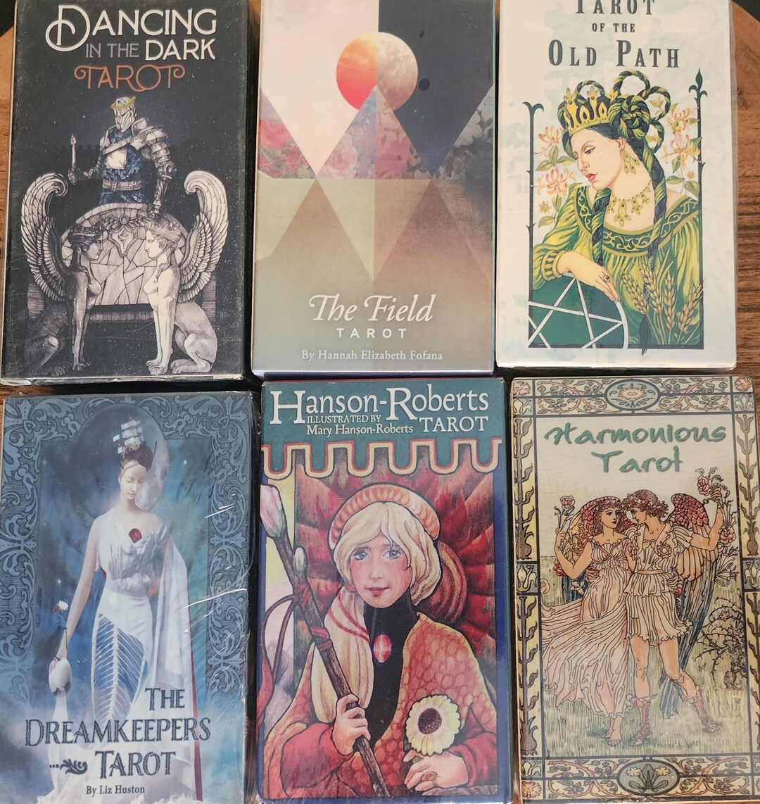 TAROT CARD DECKS 6 Choices You Pick Tarot Cards Decks Etsy
