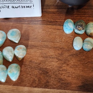 Blue Aragonite Cabochons, High Quality, Aragonite, Cabochons, Aragonite Lovers, Crystal Life, Crystal Lovers, Crystal Community, Crystals