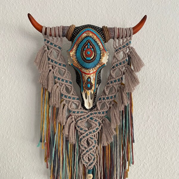 Macrame Skulls - Etsy