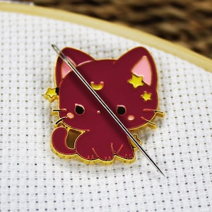 Fourniture de broderie au point de croix pour chat de dessin animé mignon
