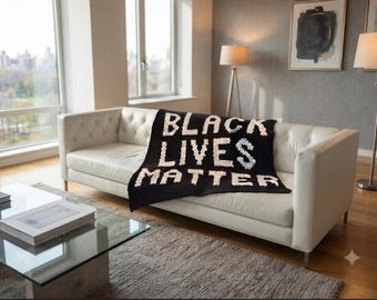 Black Lives Matter Throw Blanket
