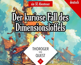 Digital TTRPG 5e Side Quest Adventure in German Language - Perfect Game Master Gift & Tool - Enhance Your Campaigns with New Adventures