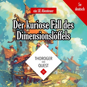 Digital TTRPG 5e Side Quest Adventure in German Language - Perfect Game Master Gift & Tool - Enhance Your Campaigns with New Adventures
