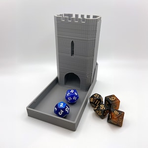 DnD Dice Tower STL | 3D print file dice tower | TTRPG STL | Game Master Gift