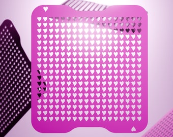 Heart Sprinkle Stencil STL: 3D Printer Cookie Maker (Digital Download)