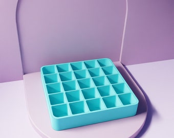 Gel Food Color Organizer 5x5: 3D Print STL File (Digital Download)