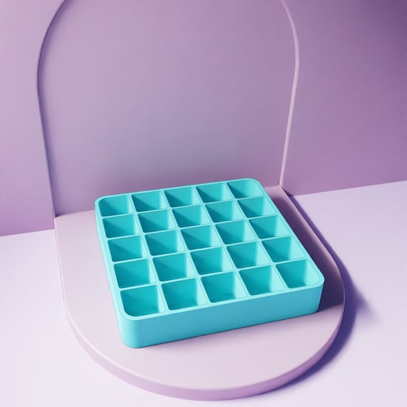 Gel Food Color Organizer 5x5: 3D Print STL File (Digital Download)