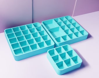 Gel Food Color Organizer Set: 3D Print STL Files (Digital Download)